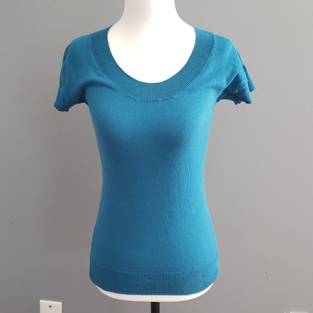 XS Ann Taylor Scoop Neck Sweater